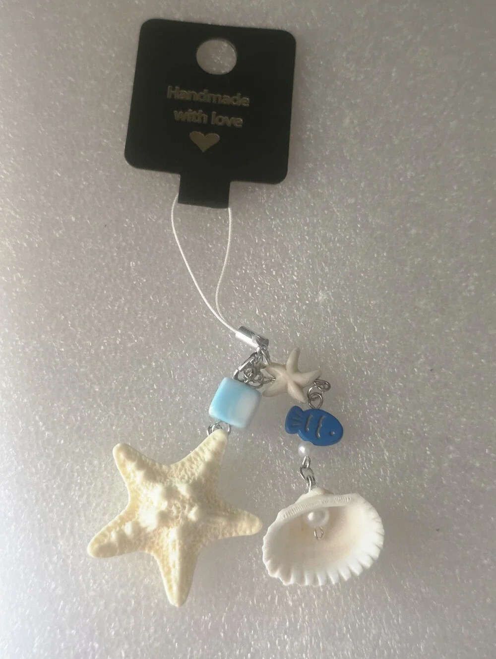 Handmade 3 Piece Set .Matching Key, Bag And Phone Charm.